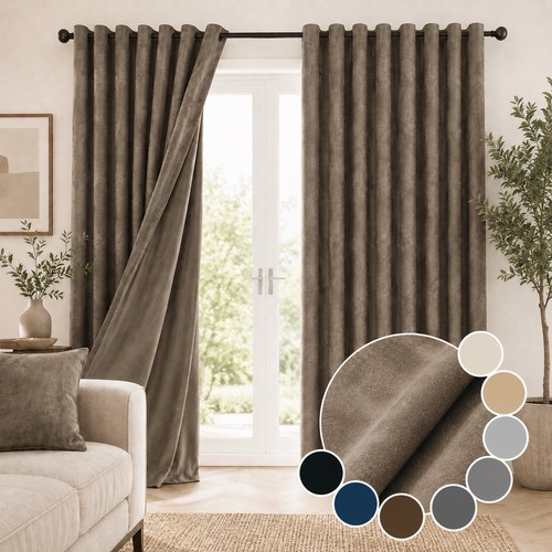 Thermal blackout curtains pair - blackout,