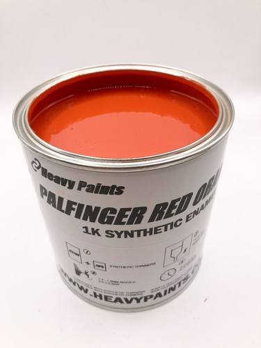 Palfinger crane red orange - red,