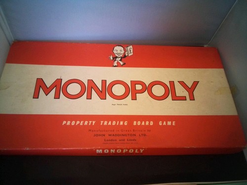 Vintage waddingtons monopoly - vintage,