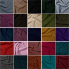 100% Boiled Wool Fabric Plain