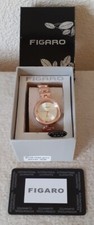 FIGARO 8106 ROSE GOLD SILVER DIAL WATCH