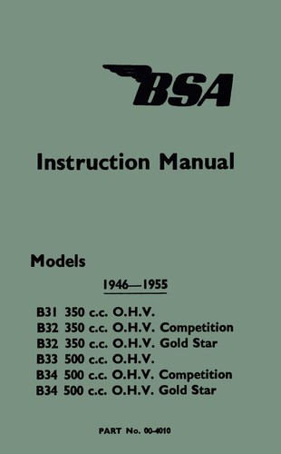 Bsa b31 b32 b34 gold - bsa,
