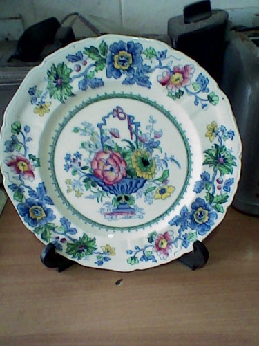 Masons strathmore plate blue - plate,