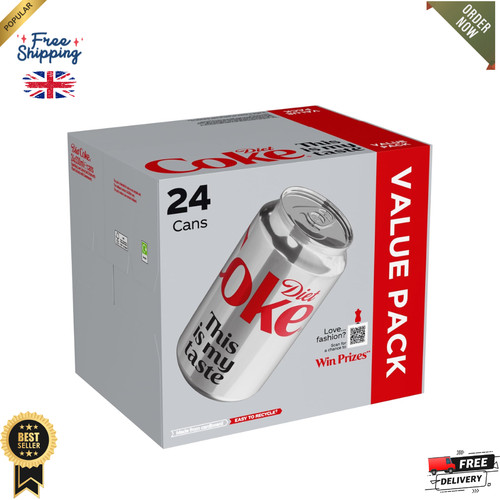 Diet coke can - coke, box