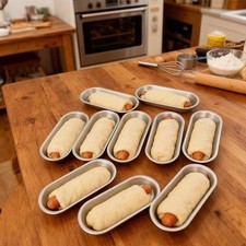 4PCS Non-stick Hot Dog Bread
