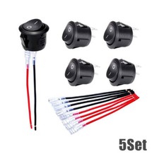 5x Universal 12V 20mm ON Off