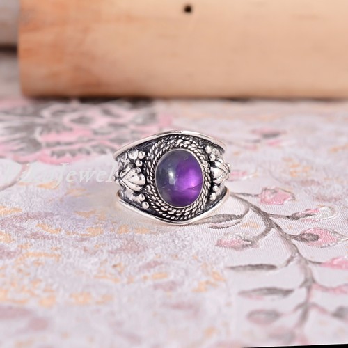 Amethyst oval gemstone 925 - gemstone,