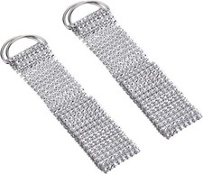 2pcs Crystal Rhinestone