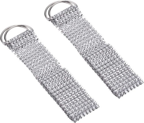 2pcs crystal rhinestone - crystal,