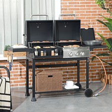 Dual Fuel BBQ Grill, Charcoal