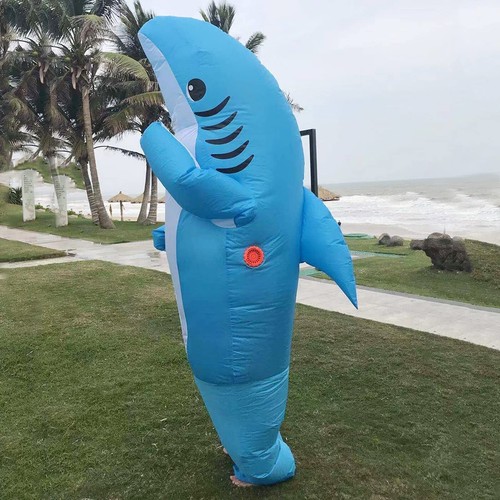 Inflatable funny shark costume - shark,