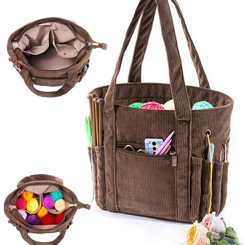 New corduroy yarn storage bag - corduroy,
