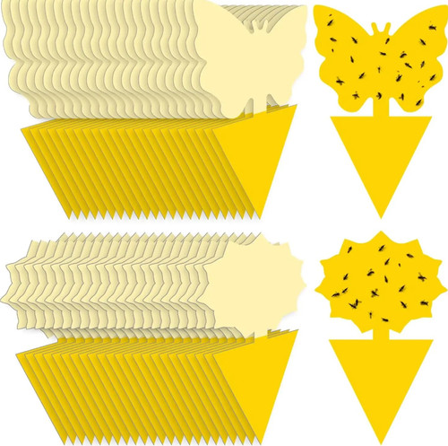 15pcs yellow sticky - fruit, fly