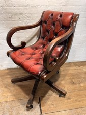 Leather Chesterfield Captains