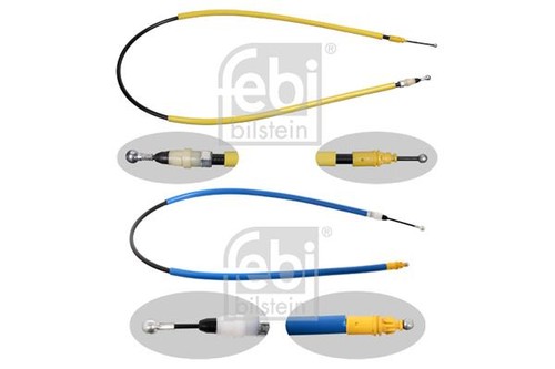 Pair handbrake cable rear left - pair,