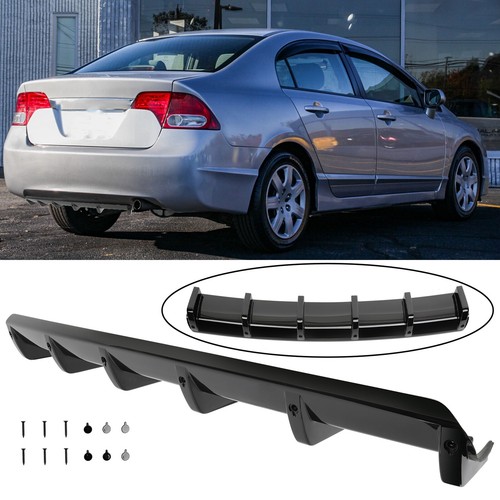 Gloss black rear - rear, bumper