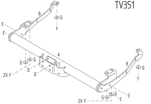 Towtrust fixed flange - towtrust,