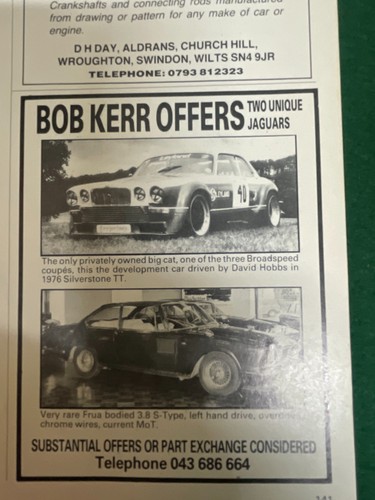 Broadspeed jaguar frua - jaguar,