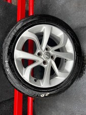 2015-19 VAUXHALL CORSA E 16" INCH 4 STUD 8 SPOKE ALLOY WHEEL 6.5JX16 ibc348