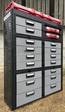 VAN RACKING SHELVING CASE DRAWERS DRAWS LIN BINS MODUL TEVO BOTT SORTIMO + VAT