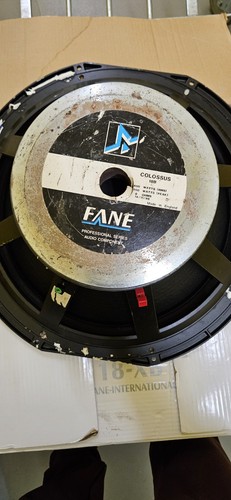 Fane speaker needs recone - needs,