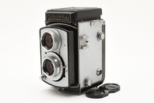 [NEAR MINT] YashicaFlex Old B Tri-Lausar 80mm F3.5 TLR Camera silver From JAPAN