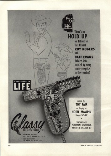 1954 paper classy toy - paper,