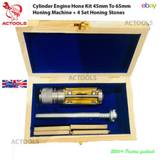 Cylinder Engine Hone Kit 45mm To 65mm Honing Machine + 4 Set  Honing Stones   UK