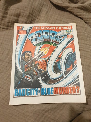 2000ad prog 470 judge - 2000ad, dredd