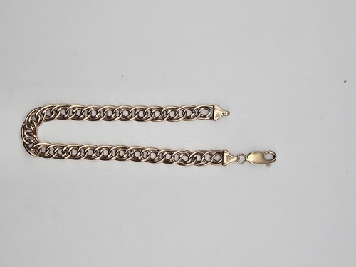 Yellow gold double curb - gold,