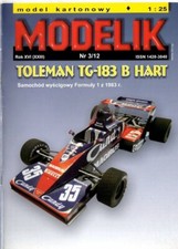 Card Model Kit – Toleman