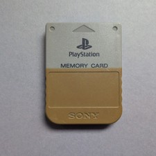 Grey Official PS1 Memory Card