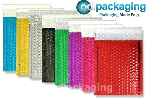 Shiny metallic foil bubble - shiny,