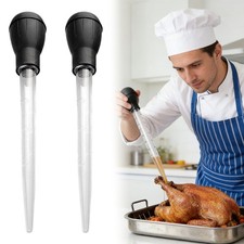 2X Turkey Baster Oil Pipe