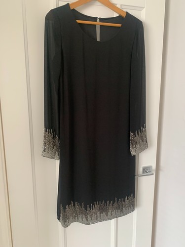 Beautiful black evening dress - black,