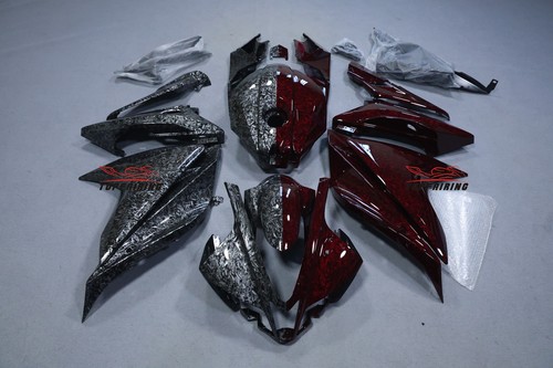 Red black forged - red, fiber