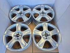 4x GENUINE SILVER MINI COOPER S ONE 17" ALLOY WHEELS R53 R54 R55 R56 R57 R58