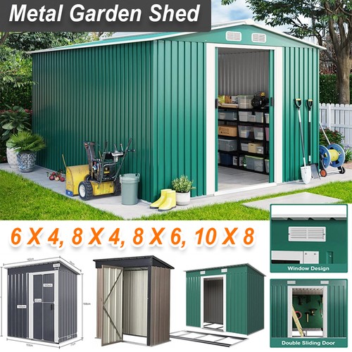 Metal garden shed - 6, 8