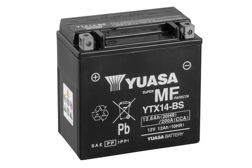 Quality battery ytx14bs - battery, fits
