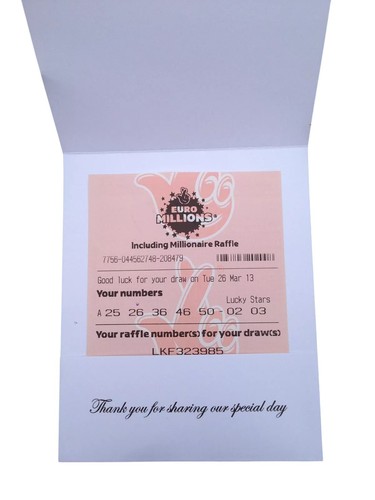 Personalised lottery - personalised,