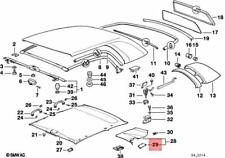 BMW 3 E36 Hard Top Latch Cover Left 54218153225 8153225 NEW OEM