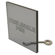 Grey Tinted Perspex Acrylic Light Smoked Plastic Sheet 9T21 6mm to 15mm Thick