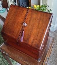 Victorian Oak Slope Fronted