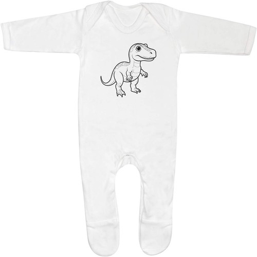 Baby dinosaur romper - 'baby,
