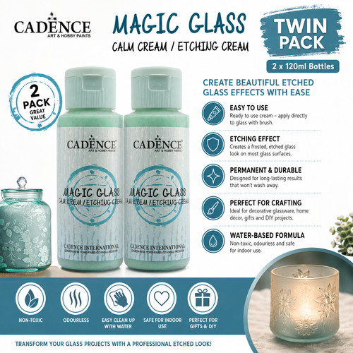 Cadence magic glass - glass, etching