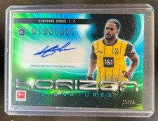 2024-25 Topps Midnight Bundesliga Almugera Kabar Horizon RC Dusk Auto #25/75