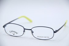 NEW CALLAWAY JUNIOR TURF BLUE LIME YELLOW AUTHENTIC FRAMES EYEGLASSES 47-16
