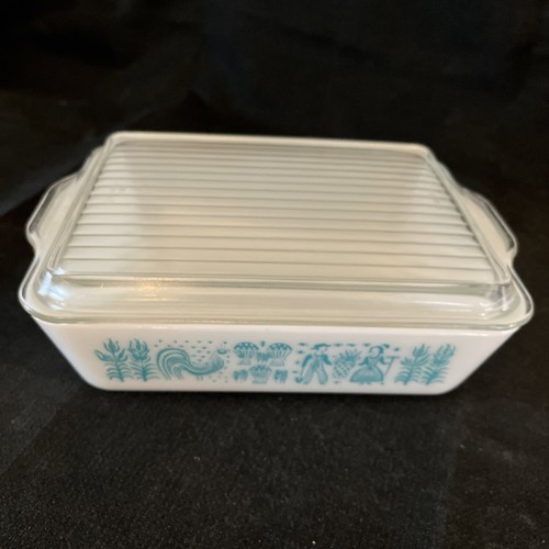 Vtg pyrexrefrig dish - vtg,