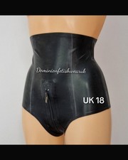 UK 18 36" Latex Pants High