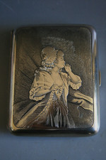 ANTIQUE 19TH CENTURY SILVER CIGARETTE CASE